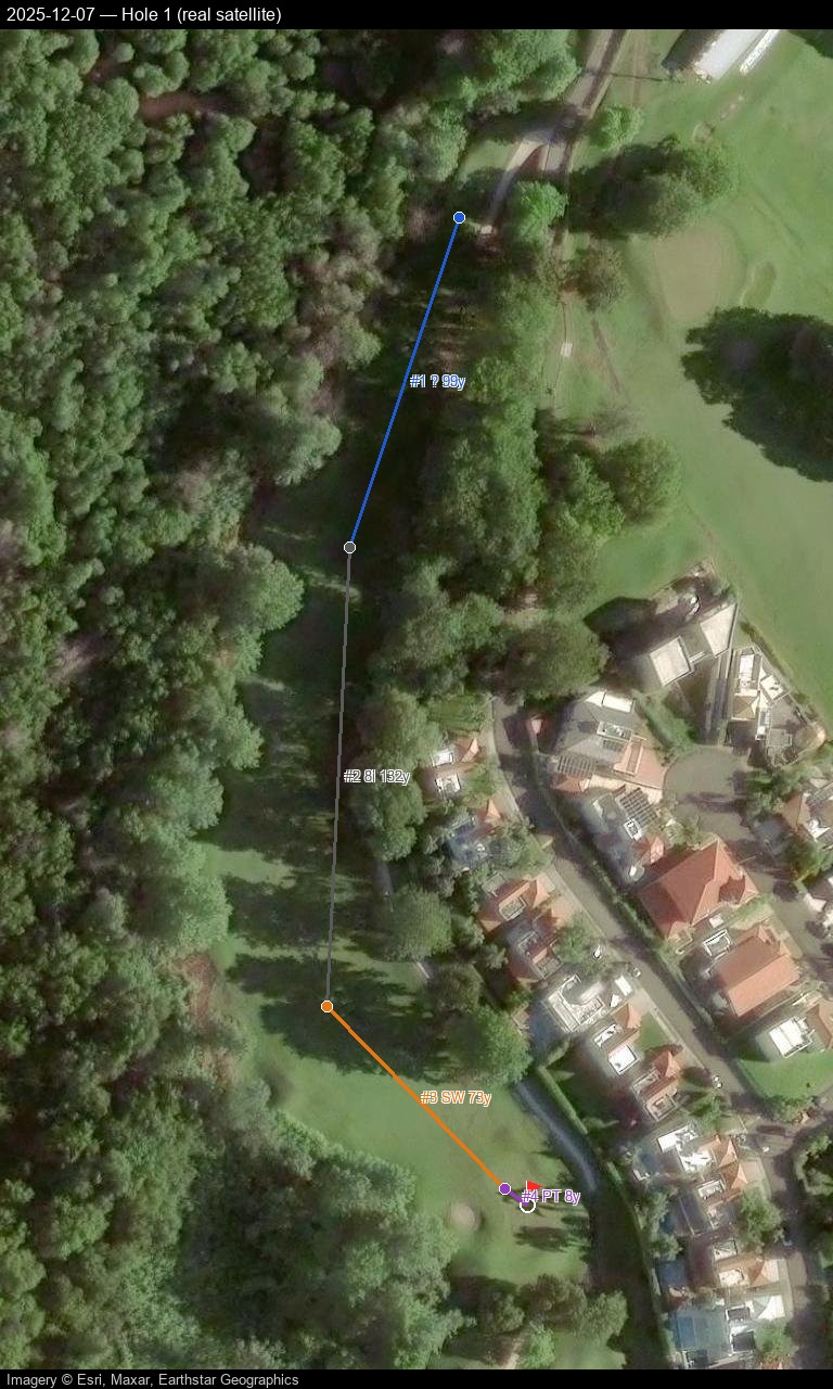 Hole 1, real satellite, 2025-12-07