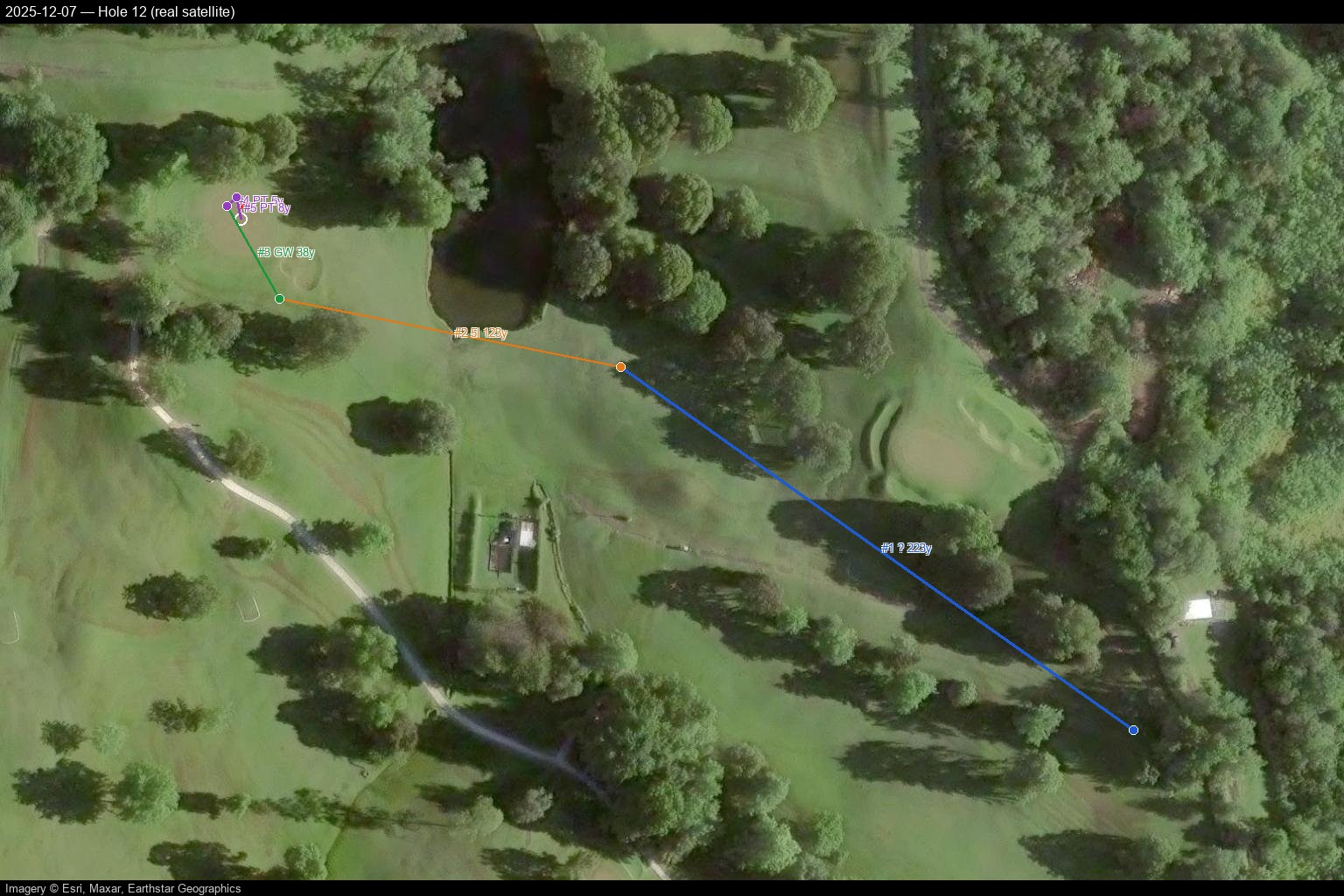 Hole 12, real satellite, 2025-12-07