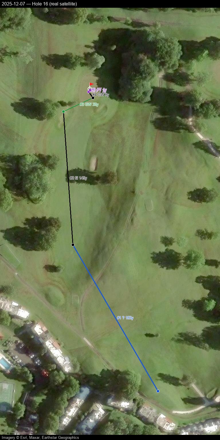 Hole 16, real satellite, 2025-12-07