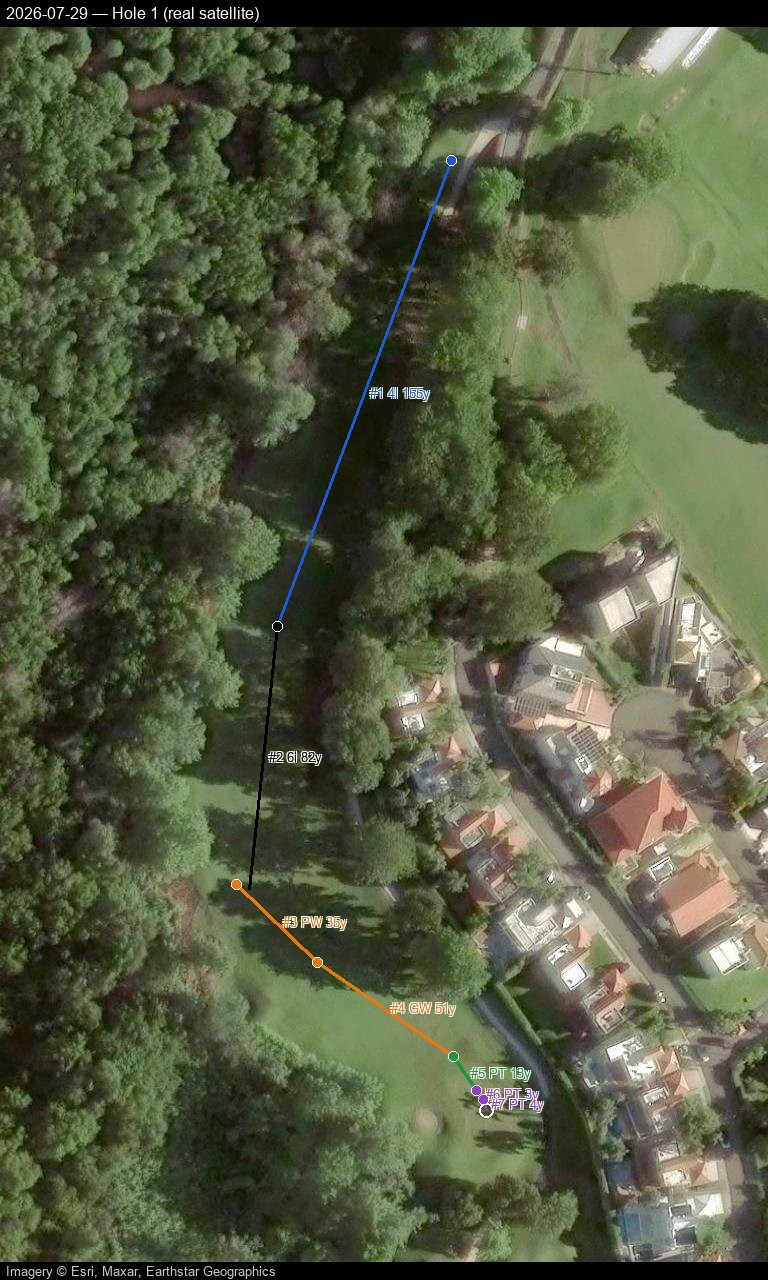 Hole 1, real satellite, 2026-07-29