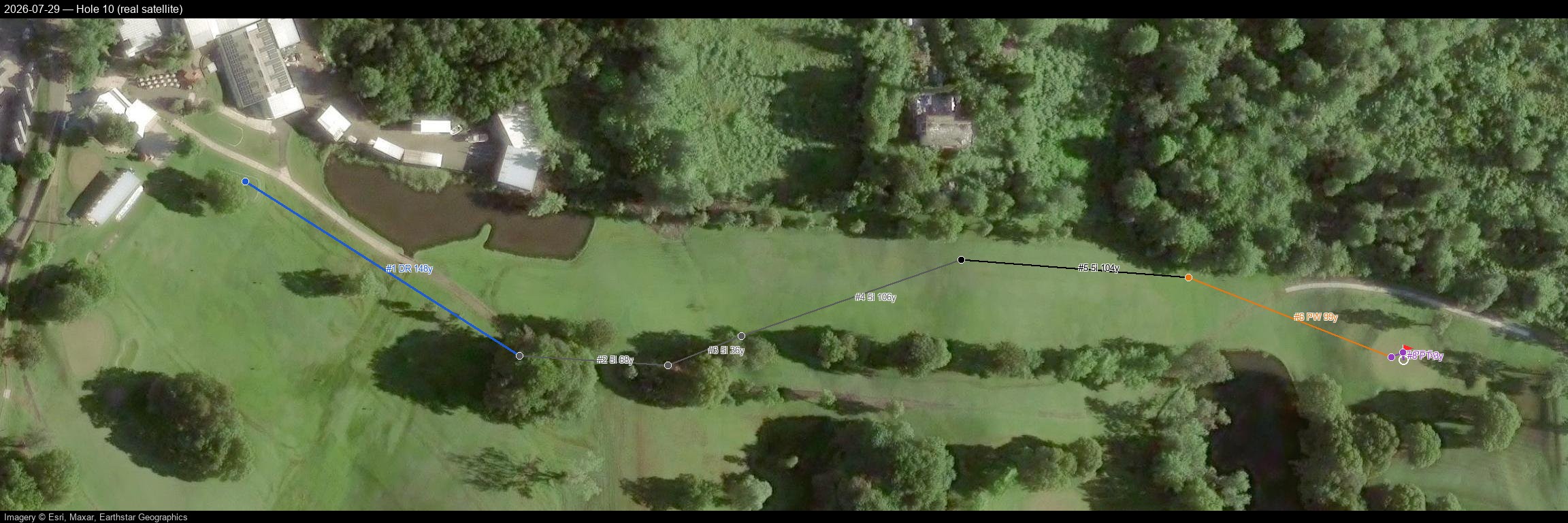 Hole 10, real satellite, 2026-07-29