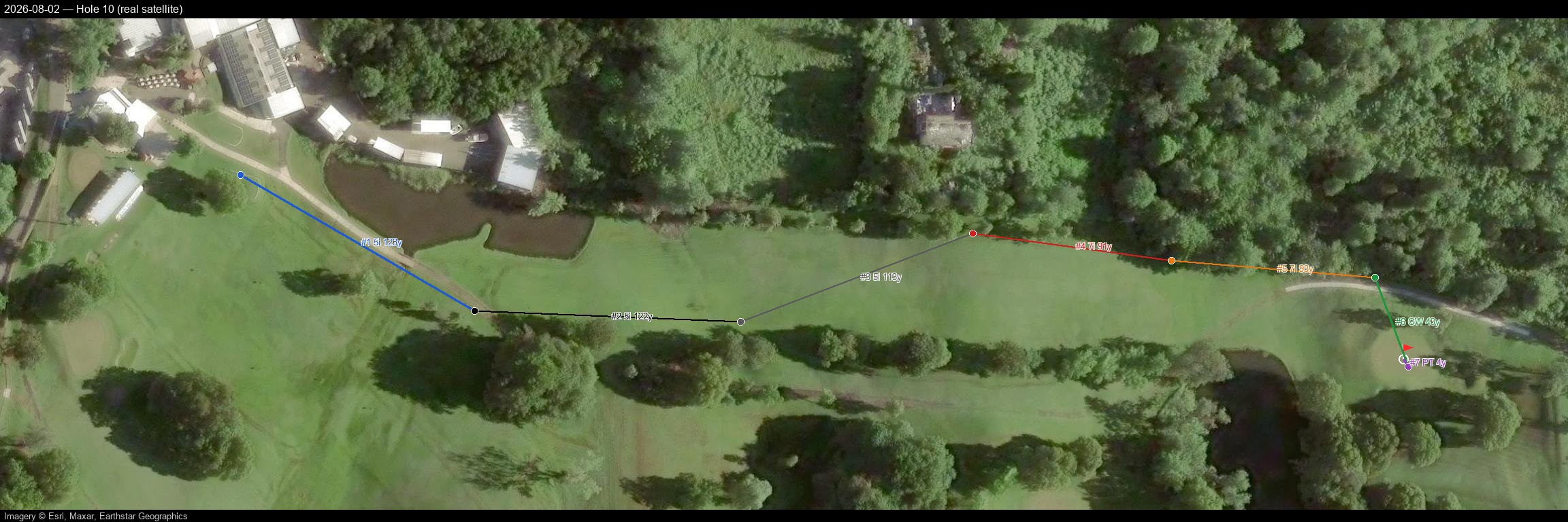 Hole 10, real satellite, 2026-08-02