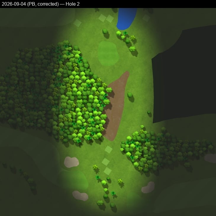 Hole 2, Garmin cartography, 2026-09-04