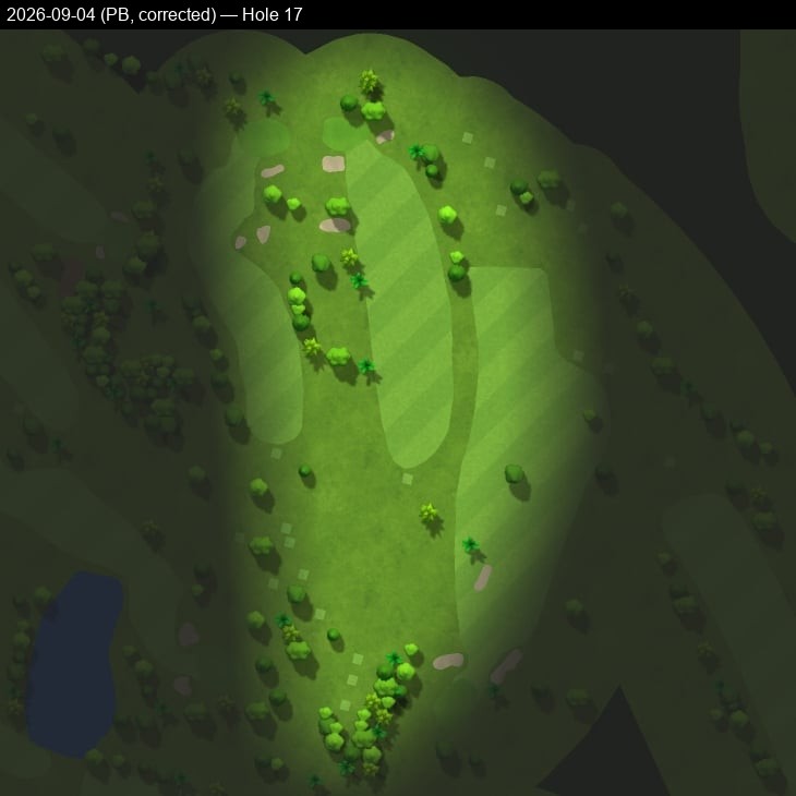 Hole 17, Garmin cartography, 2026-09-04