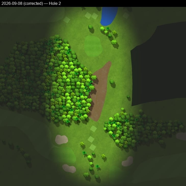 Hole 2, Garmin cartography, 2026-09-08