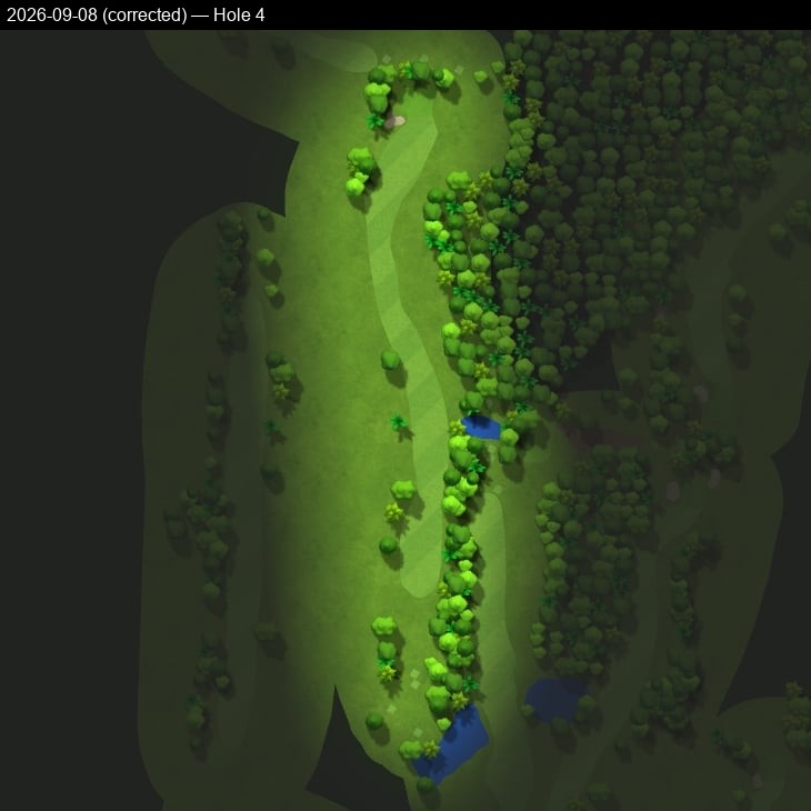 Hole 4, Garmin cartography, 2026-09-08