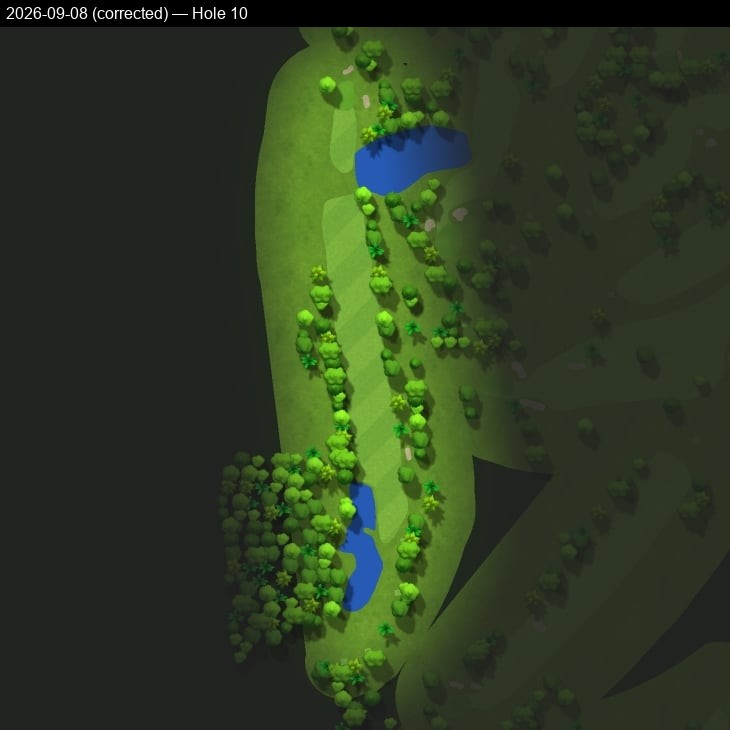 Hole 10, Garmin cartography, 2026-09-08