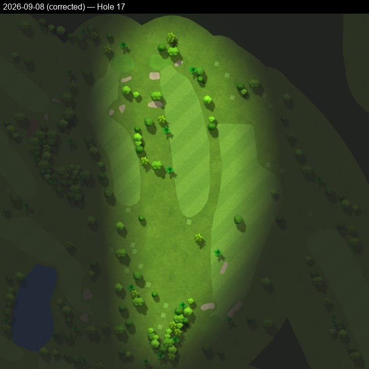 Hole 17, Garmin cartography, 2026-09-08